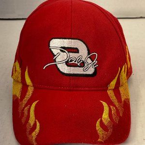 Dale Jr red number 8 with flames Ball Cap